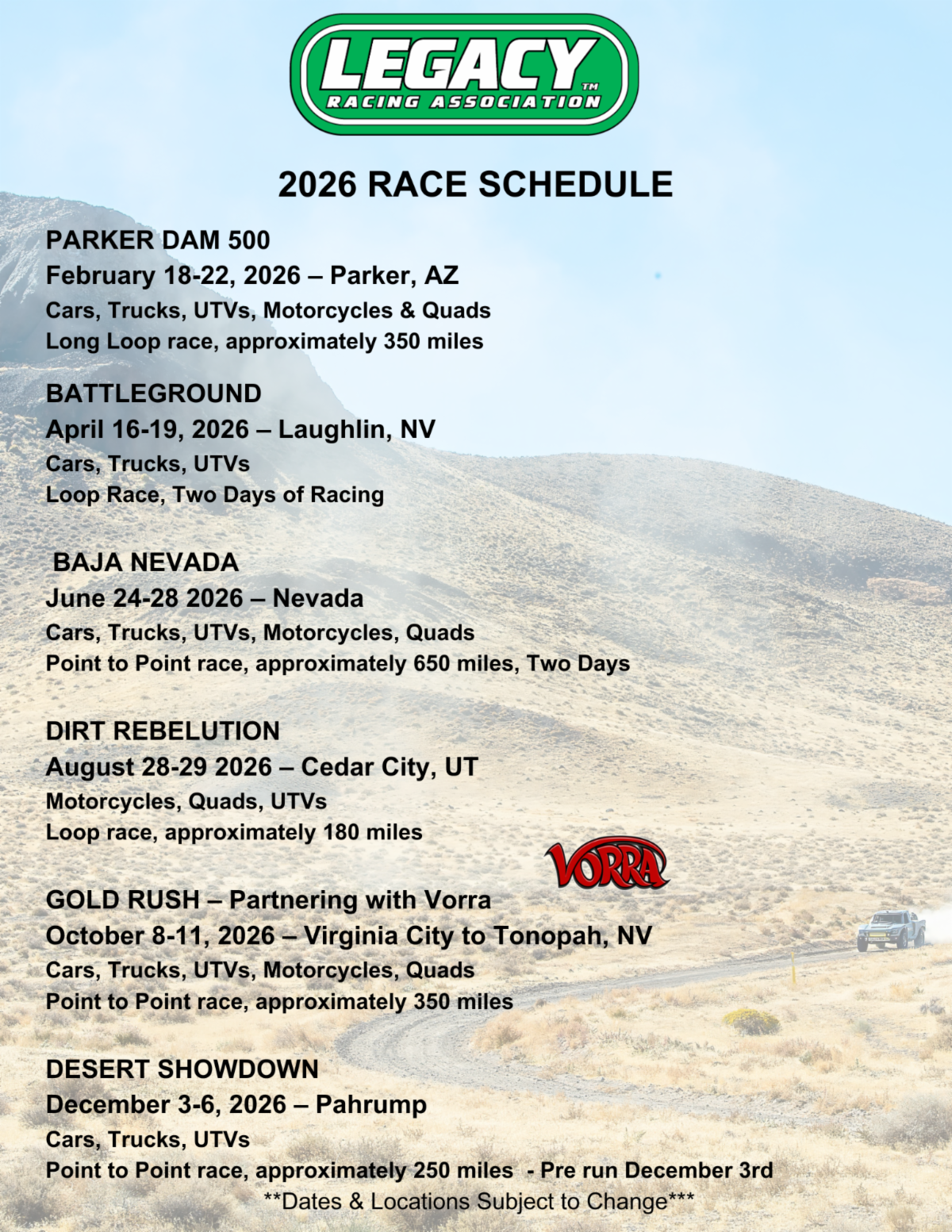 Desert Showdown 2026